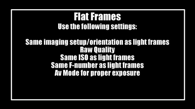 How to take Light Frames, Flat Frames, Bias Frames & Dark Frames for ...